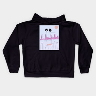 The Kids Taking in the City Stick Figure Kids Hoodie